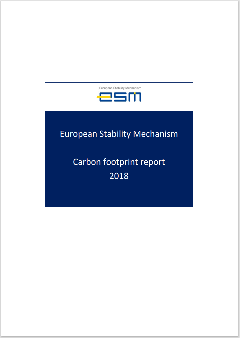 carbon footprint report 2018 cover