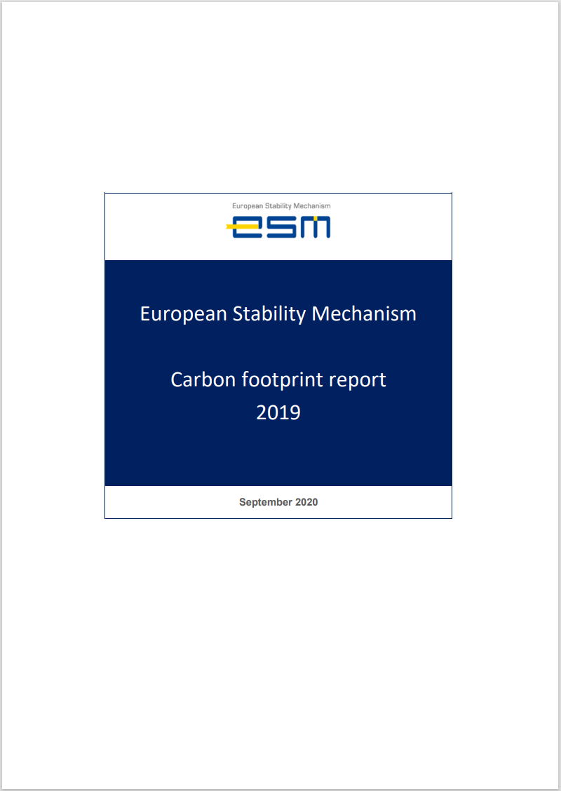 carbon footprint report 2019 cover