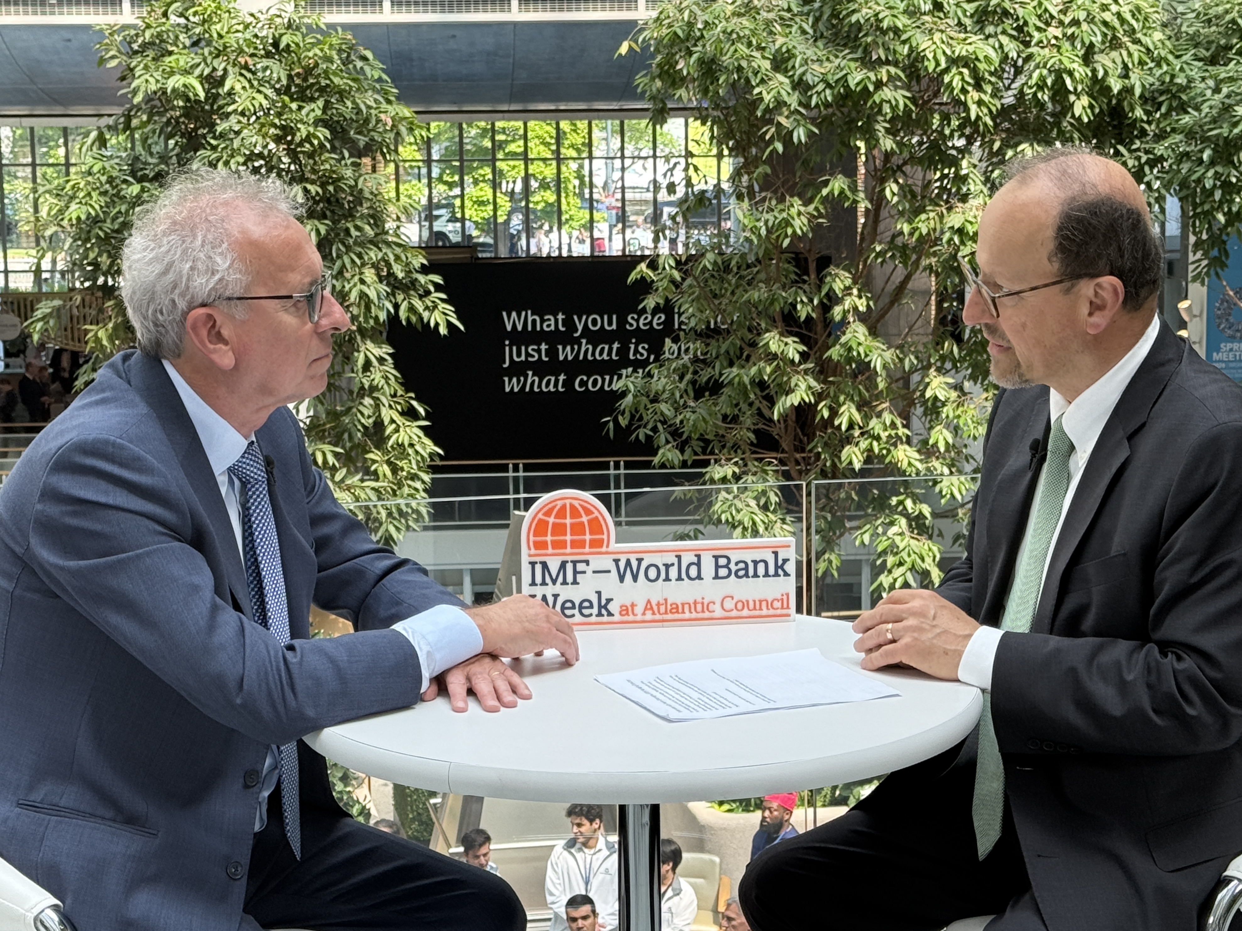 Pierre Gramegna in interview with Martin Muhleisen 