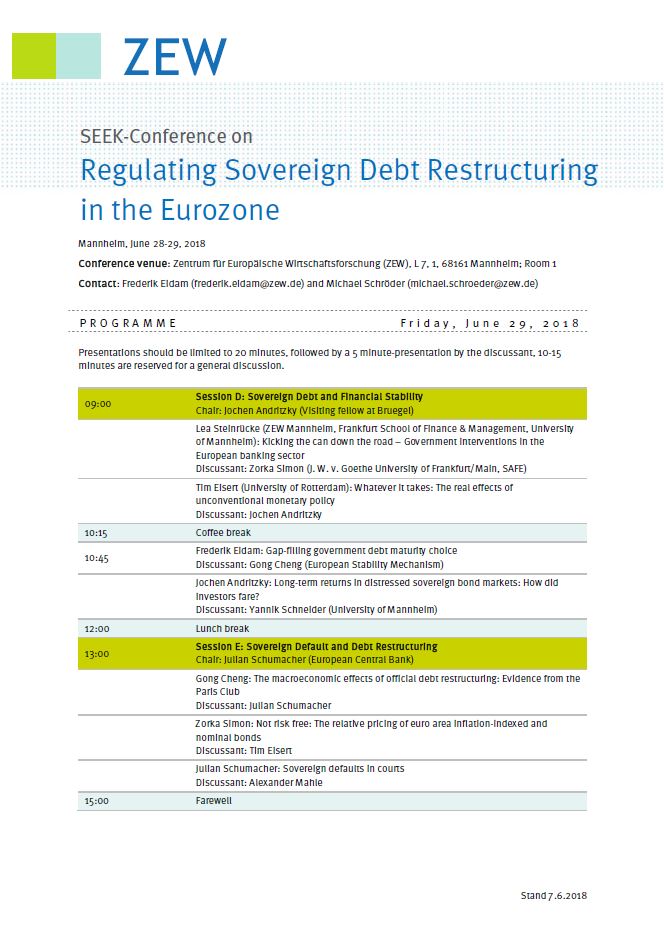 ZEW Agenda Page 2