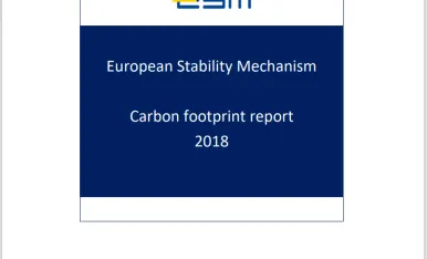 carbon footprint report 2018 cover