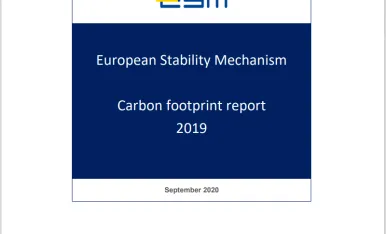 carbon footprint report 2019 cover