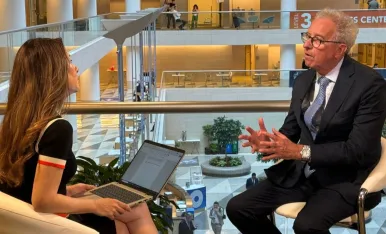 ESM Managing Director Pierre Gramegna interviewed by CNBC anchor Karen Tso