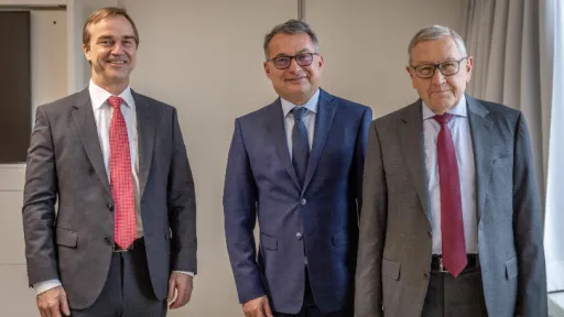 Rolf Strauch, Joachim Nagel and Klaus Regling