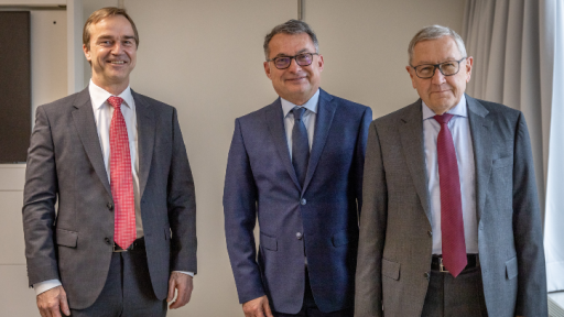 Rolf Strauch, Joachim Nagel and Klaus Regling