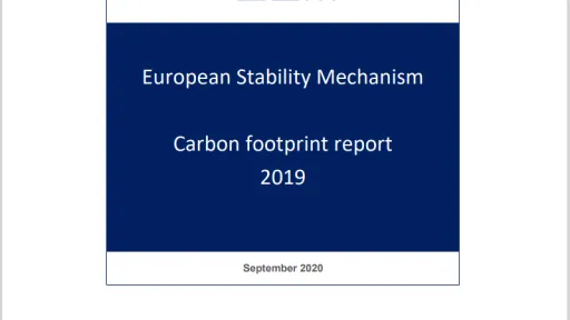 carbon footprint report 2019 cover