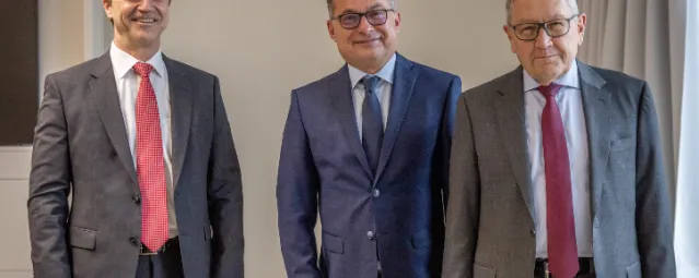 Rolf Strauch, Joachim Nagel and Klaus Regling