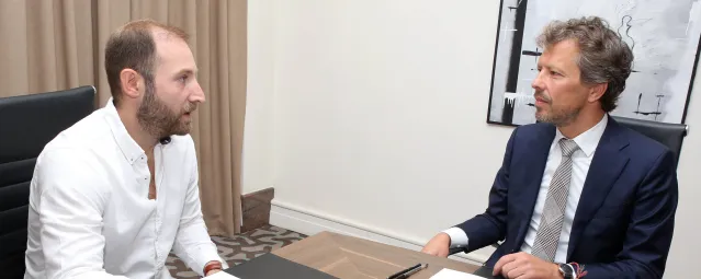 Wim interview slider