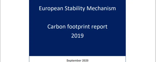 carbon footprint report 2019 cover