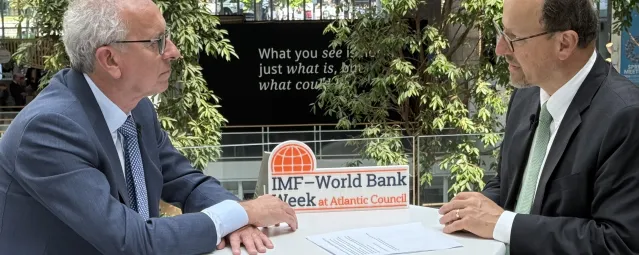 Pierre Gramegna in interview with Martin Muhleisen 