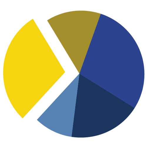 Macro section pie chart image