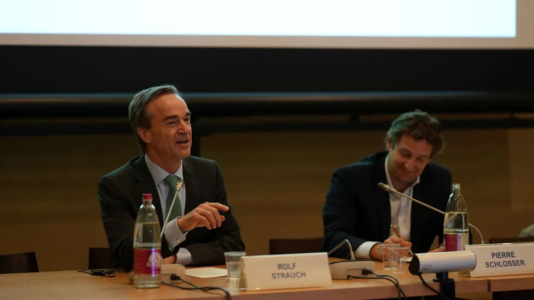 Rolf Strauch speaking