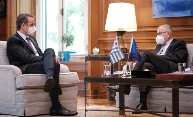 Klaus Regling in Greece - May 2021-724-466