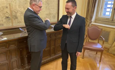Meeting of Klaus Regling with Bank of Greece Governor Yannis Stournaras-724-466