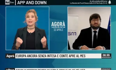 Nicola Giammarioli, Secretary General of the European Stability Mechanism interview at Agora, RAI 3-724-466