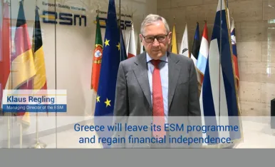 Video statement by Klaus Regling on the Conclusion of the ESM Programme for Greece-724-466