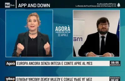Nicola Giammarioli, Secretary General of the European Stability Mechanism interview at Agora, RAI 3-724-466