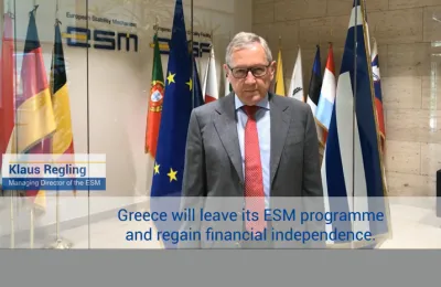 Video statement by Klaus Regling on the Conclusion of the ESM Programme for Greece-724-466