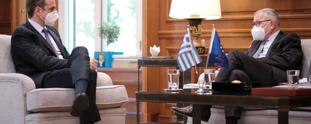 Klaus Regling in Greece - May 2021-724-466