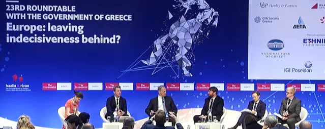 Nicola Giammarioli at the Economist 23rd Government Roundtable in Athens-724-466