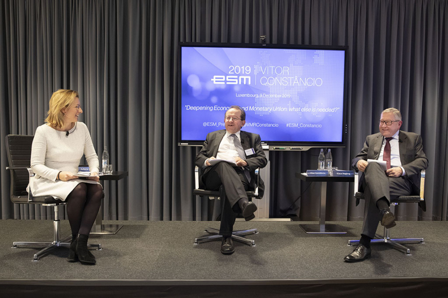 J. Dahl, V. Constâncio and K. Regling