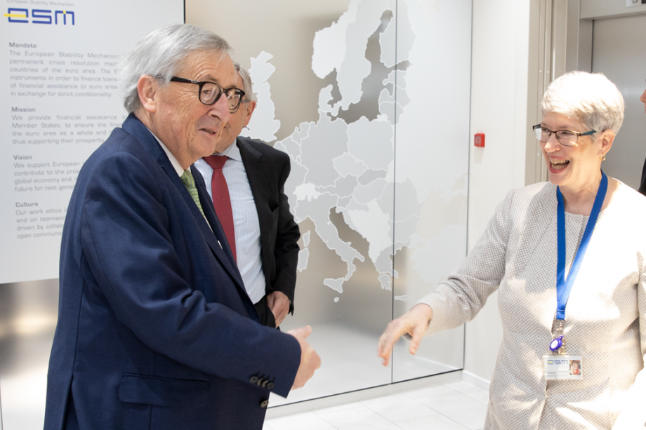 Jean-Claude Juncker and Sharman Esarey