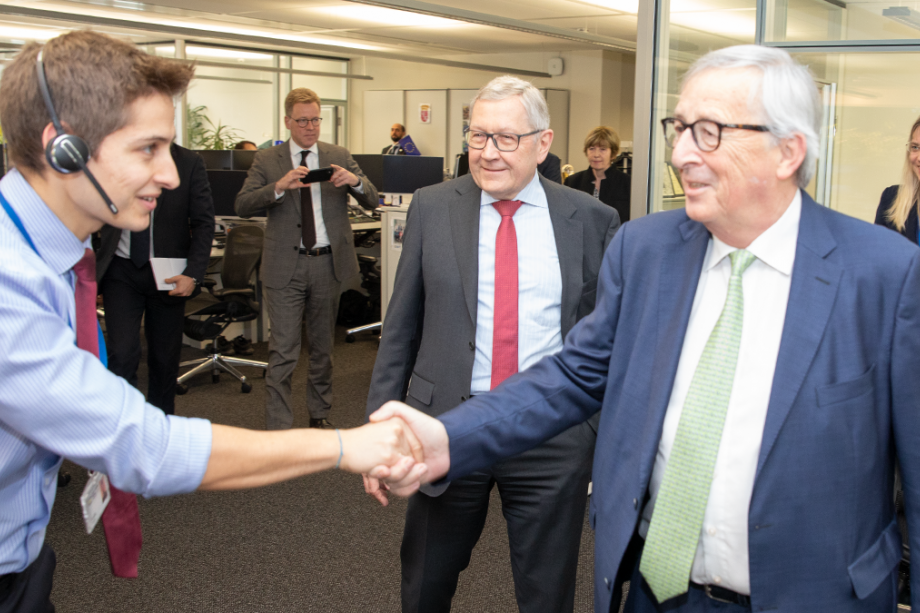 André Sousa and Jean-Claude Juncker