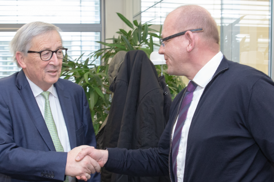 Jean-Claude Juncker and Siegfried Ruhl