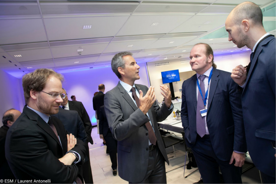 Mr Hartwig LÖGER, Minister of Finance Austria; Mr Harald WAIGLEIN, Director General for Economic and Finance Austria