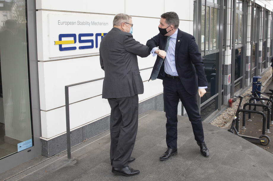 Klaus Regling and Paschal Donohoe