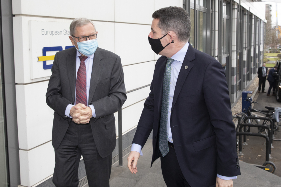 Klaus Regling and Paschal Donohoe