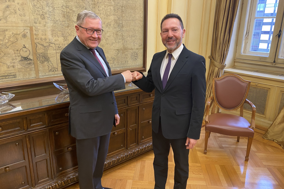 Meeting of Klaus Regling with Bank of Greece Governor Yannis Stournaras