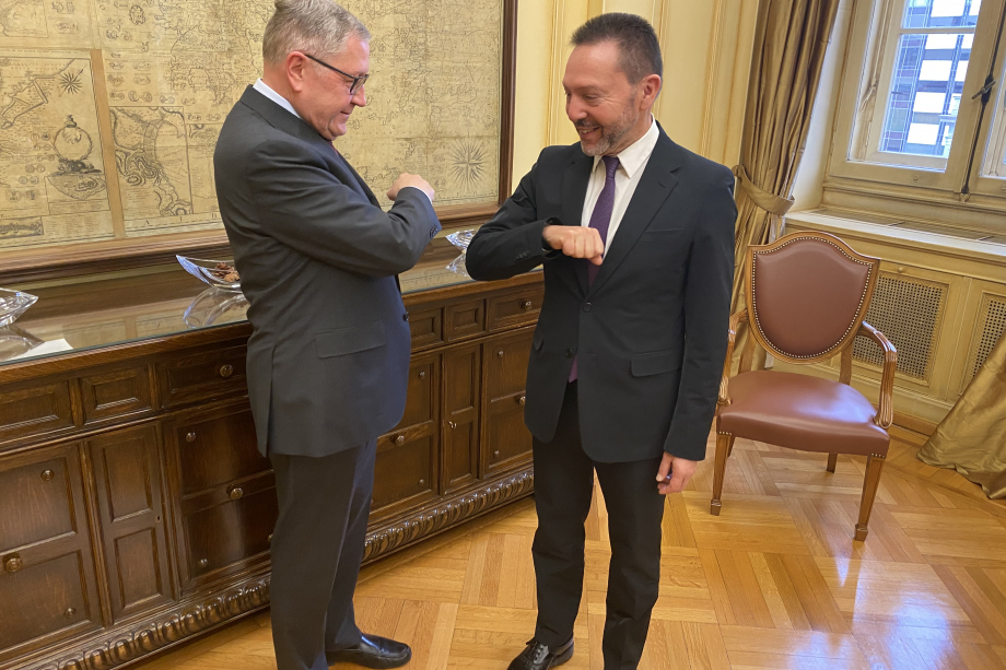 Meeting of Klaus Regling with Bank of Greece Governor Yannis Stournaras