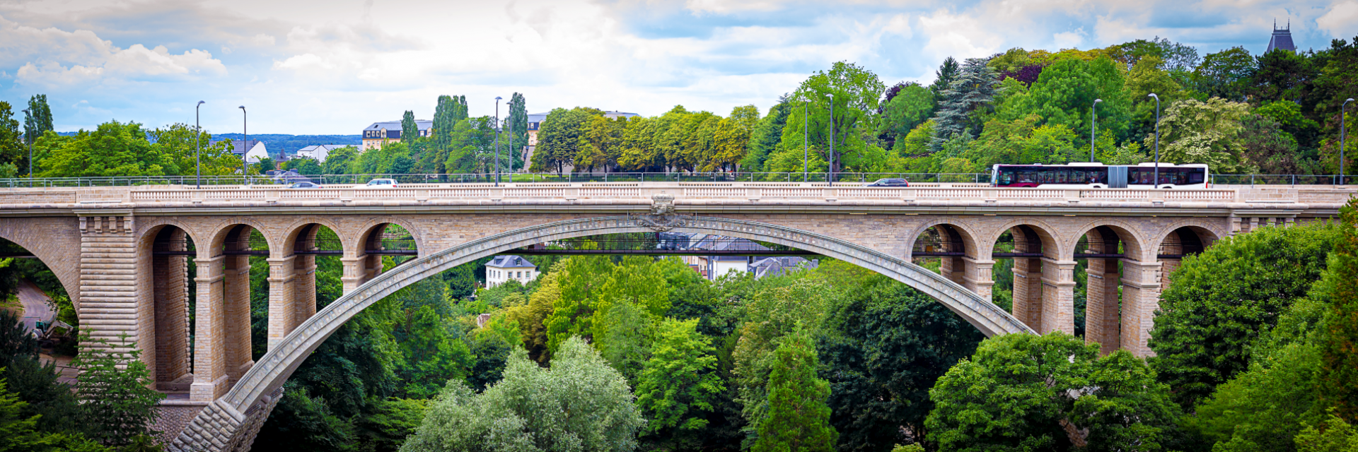 Pont Adolphe bridge in Luxembourg